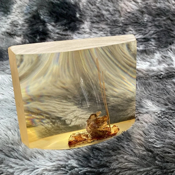 Vintage Lucite Paperweight - Picture 8 of 16